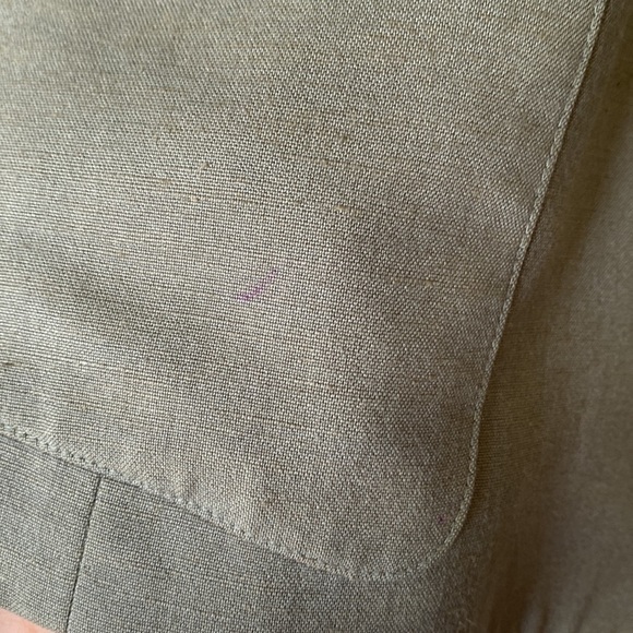 Vintage Evan Picone sage green linen blend blazer - Picture 14 of 15